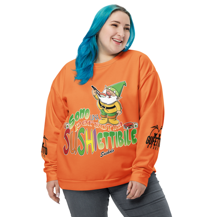 Felpa unisex Uomo/Donna SUSHIETTIBILE - Gufetto Brand 