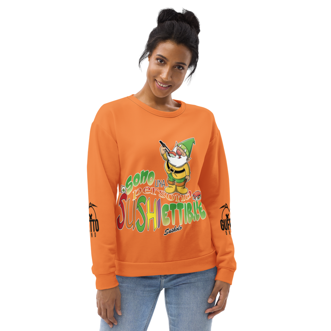 Felpa unisex Uomo/Donna SUSHIETTIBILE - Gufetto Brand 