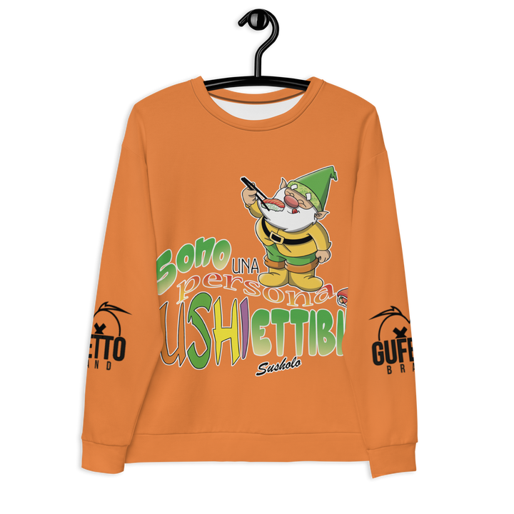Felpa unisex Uomo/Donna SUSHIETTIBILE - Gufetto Brand 