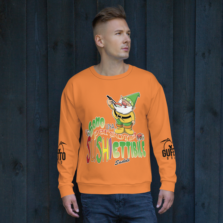 Felpa unisex Uomo/Donna SUSHIETTIBILE - Gufetto Brand 