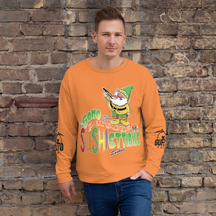 Felpa unisex Uomo/Donna SUSHIETTIBILE - Gufetto Brand 