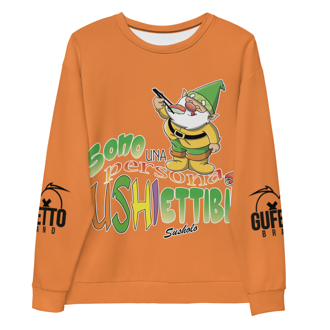 Felpa unisex Uomo/Donna SUSHIETTIBILE - Gufetto Brand 