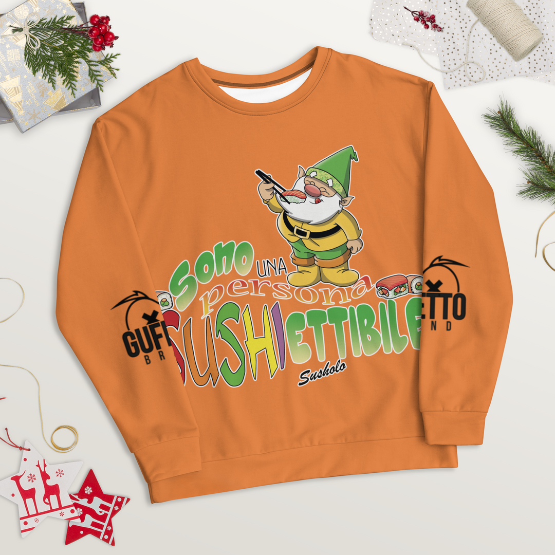 Felpa unisex Uomo/Donna SUSHIETTIBILE - Gufetto Brand 