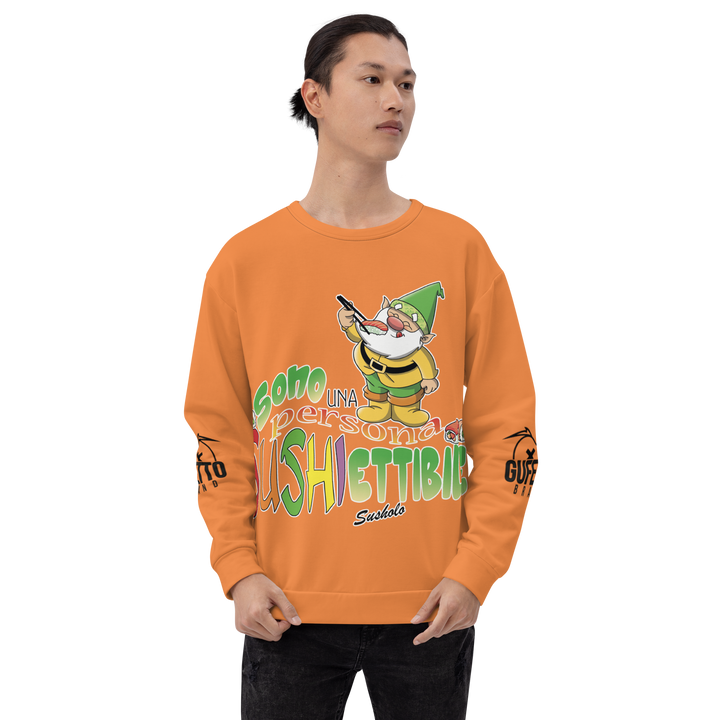 Felpa unisex Uomo/Donna SUSHIETTIBILE - Gufetto Brand 