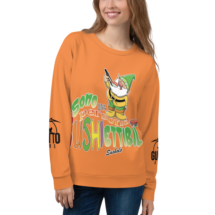 Felpa unisex Uomo/Donna SUSHIETTIBILE - Gufetto Brand 