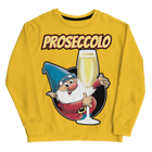 Felpa unisex Uomo/Donna Proseccolo Yellow Edition - Gufetto Brand 