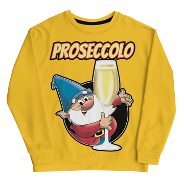 Felpa unisex Uomo/Donna Proseccolo Yellow Edition