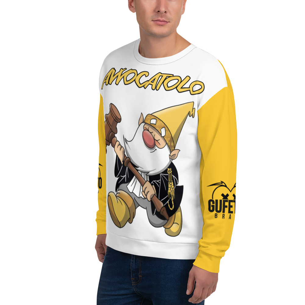 Felpa unisex Uomo/Donna AVVOCATOLO - Gufetto Brand 
