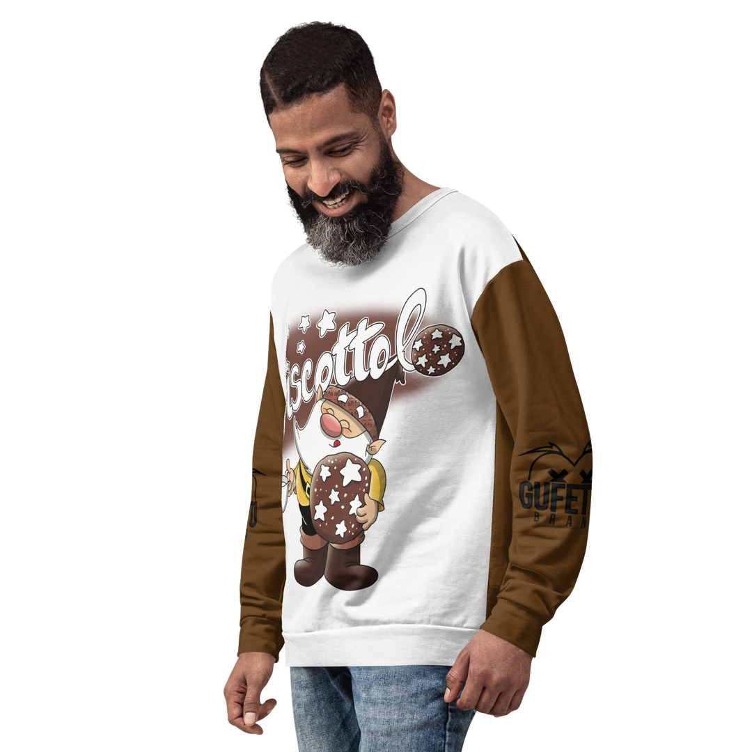 Felpa unisex Uomo/Donna BISCOTTOLO - Gufetto Brand 