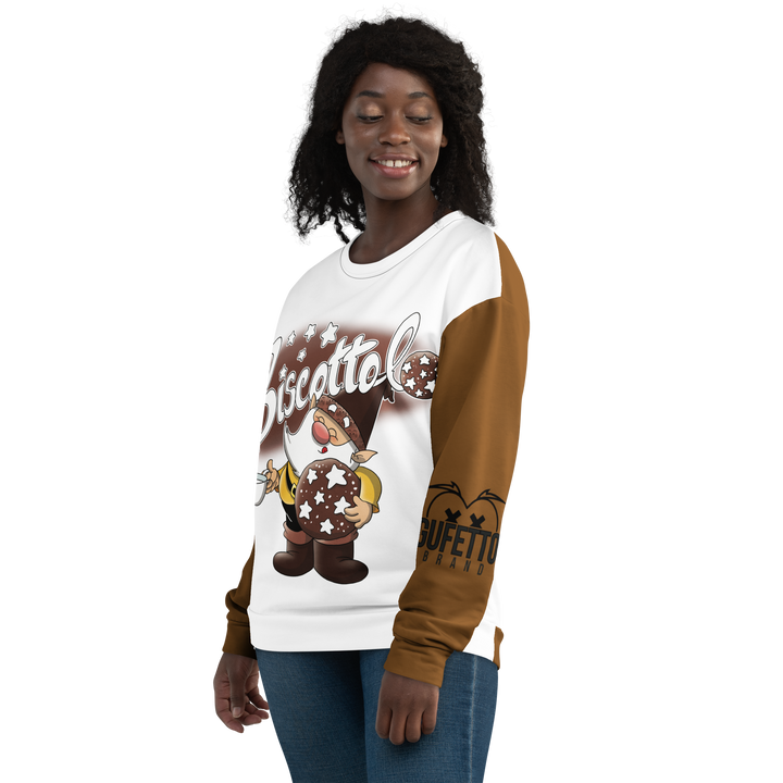 Felpa unisex Uomo/Donna BISCOTTOLO - Gufetto Brand 