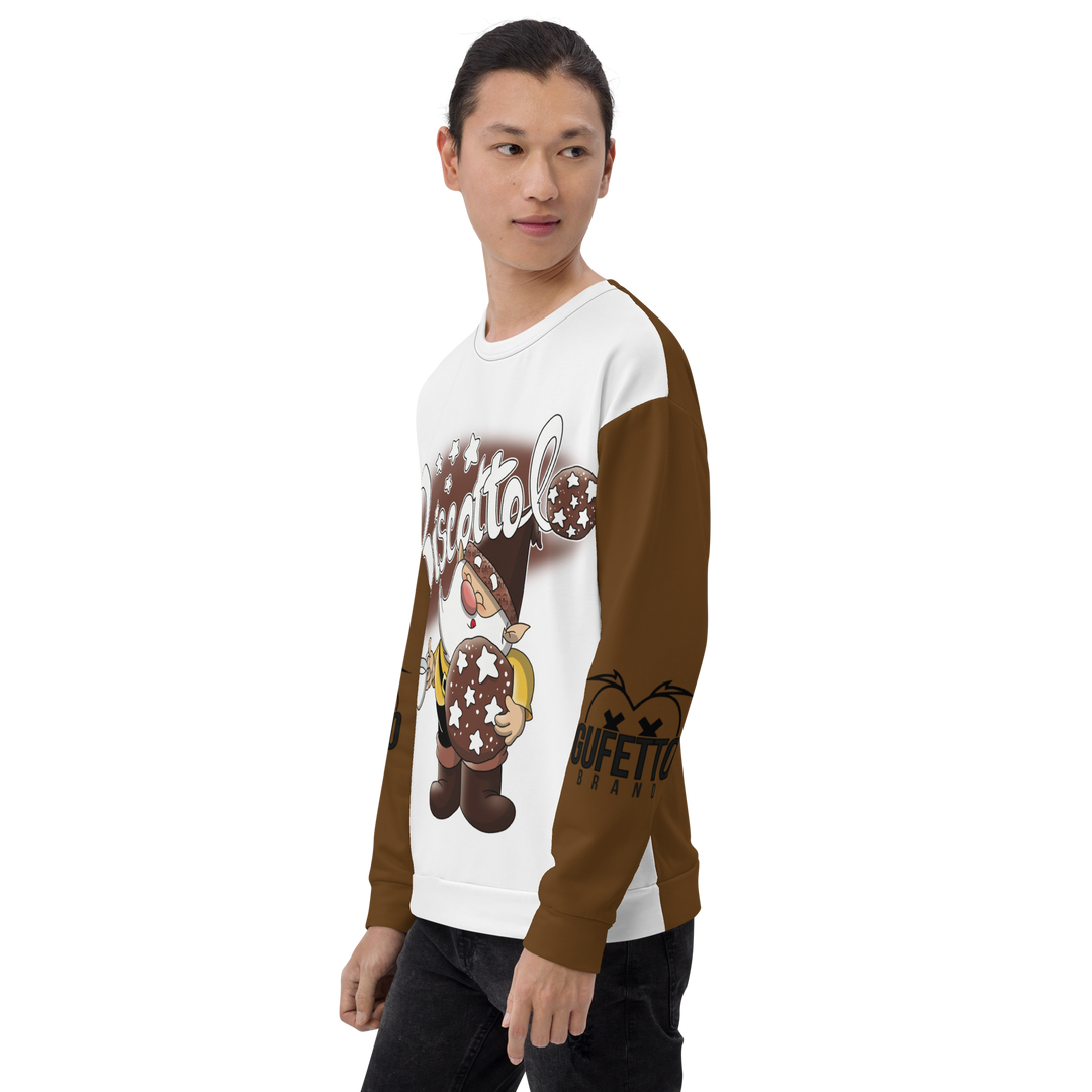 Felpa unisex Uomo/Donna BISCOTTOLO - Gufetto Brand 