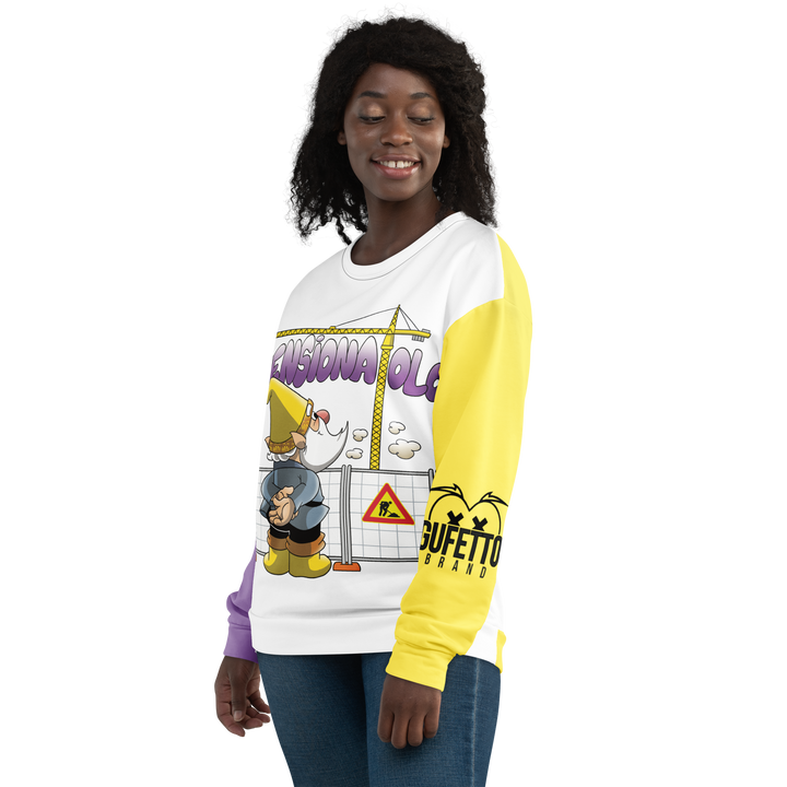 Felpa unisex Uomo/Donna PENSIONATOLO - Gufetto Brand 