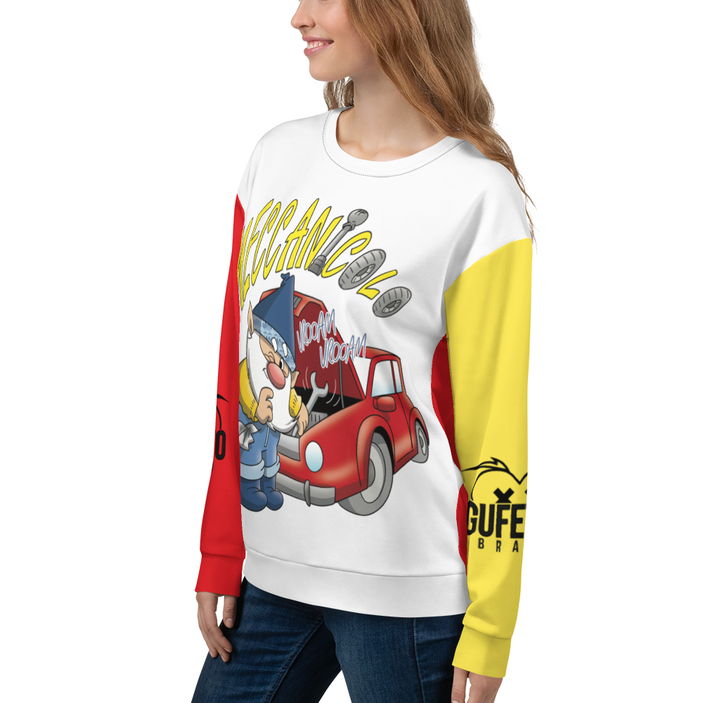 Felpa unisex Uomo/Donna MECCANICOLO - Gufetto Brand 