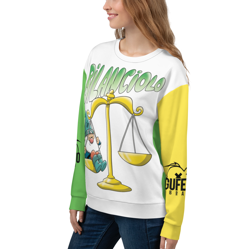 Felpa unisex Uomo/Donna BILANCIOLO - Gufetto Brand 