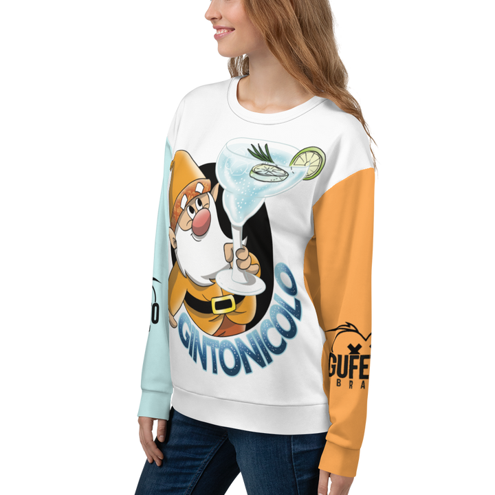 Felpa unisex Uomo/Donna GINTONICOLO - Gufetto Brand 