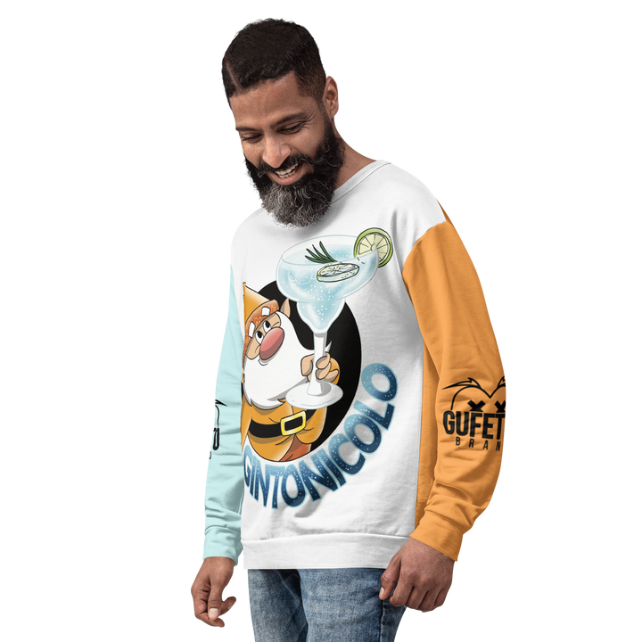Felpa unisex Uomo/Donna GINTONICOLO - Gufetto Brand 