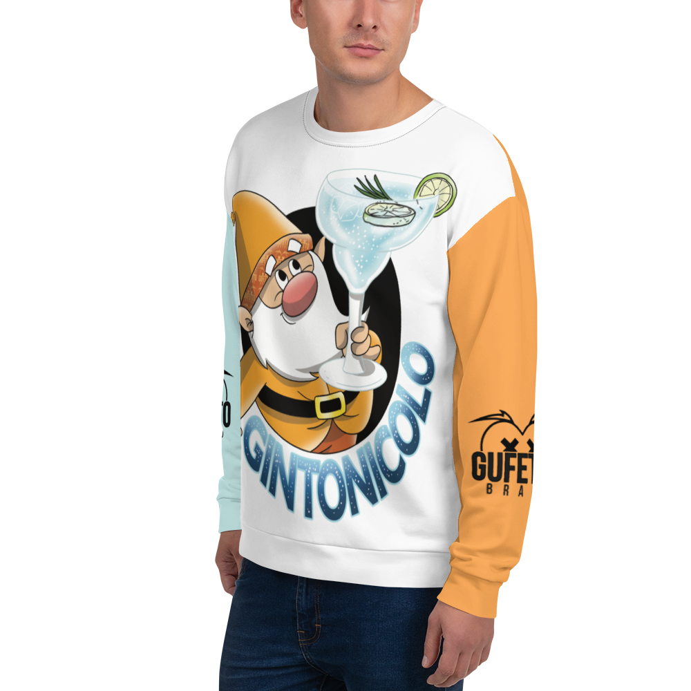 Felpa unisex Uomo/Donna GINTONICOLO - Gufetto Brand 