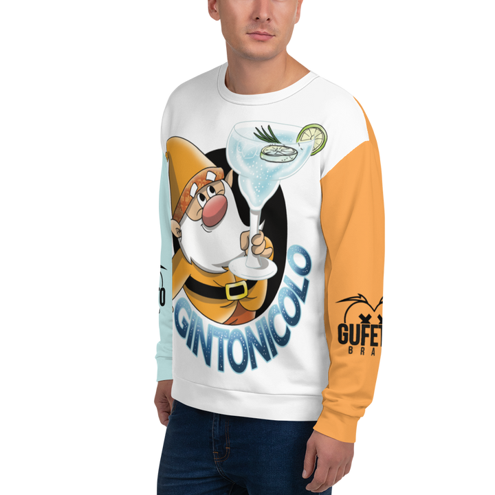 Felpa unisex Uomo/Donna GINTONICOLO - Gufetto Brand 