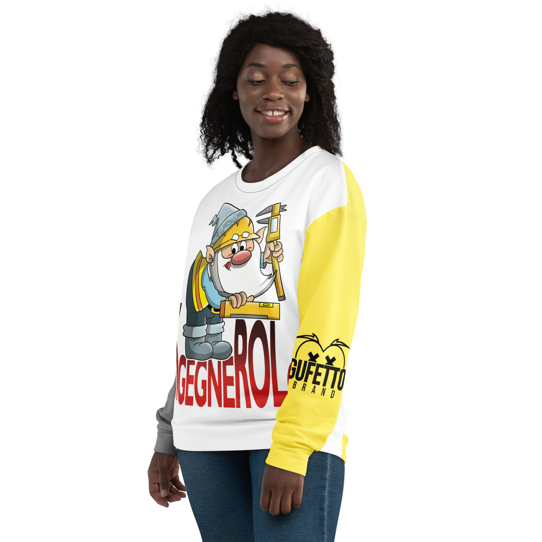 Felpa unisex Uomo/Donna INGEGNEROLO - Gufetto Brand 