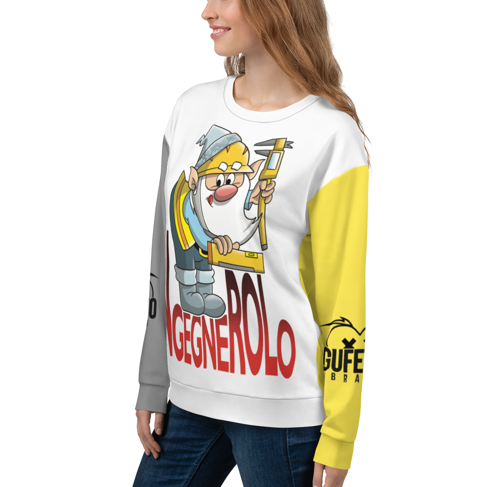 Felpa unisex Uomo/Donna INGEGNEROLO - Gufetto Brand 