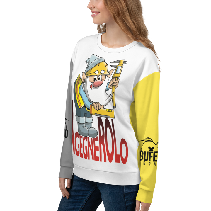 Felpa unisex Uomo/Donna INGEGNEROLO - Gufetto Brand 
