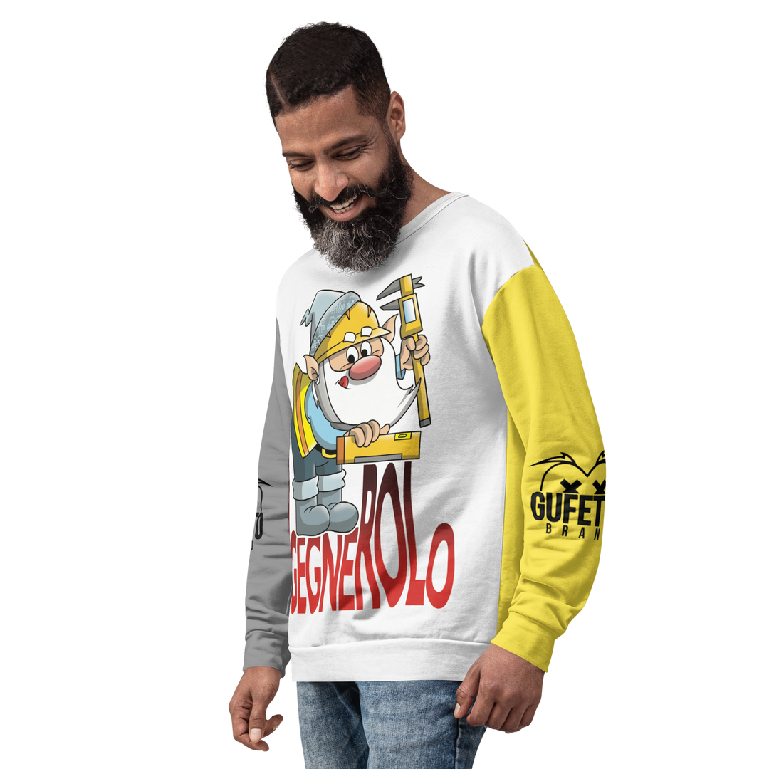 Felpa unisex Uomo/Donna INGEGNEROLO - Gufetto Brand 