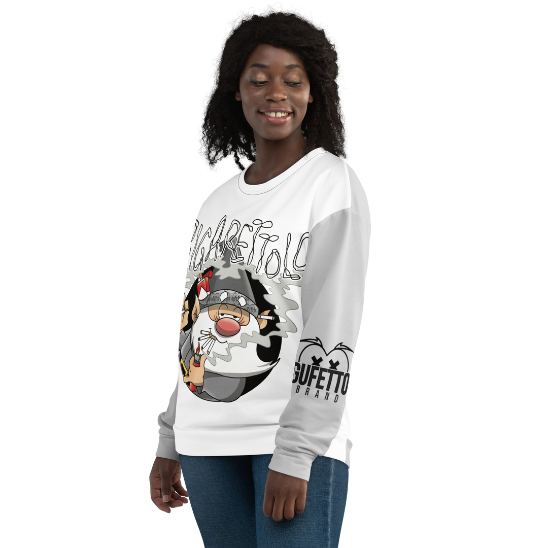 Felpa unisex Uomo/Donna SIGARETTOLO - Gufetto Brand 