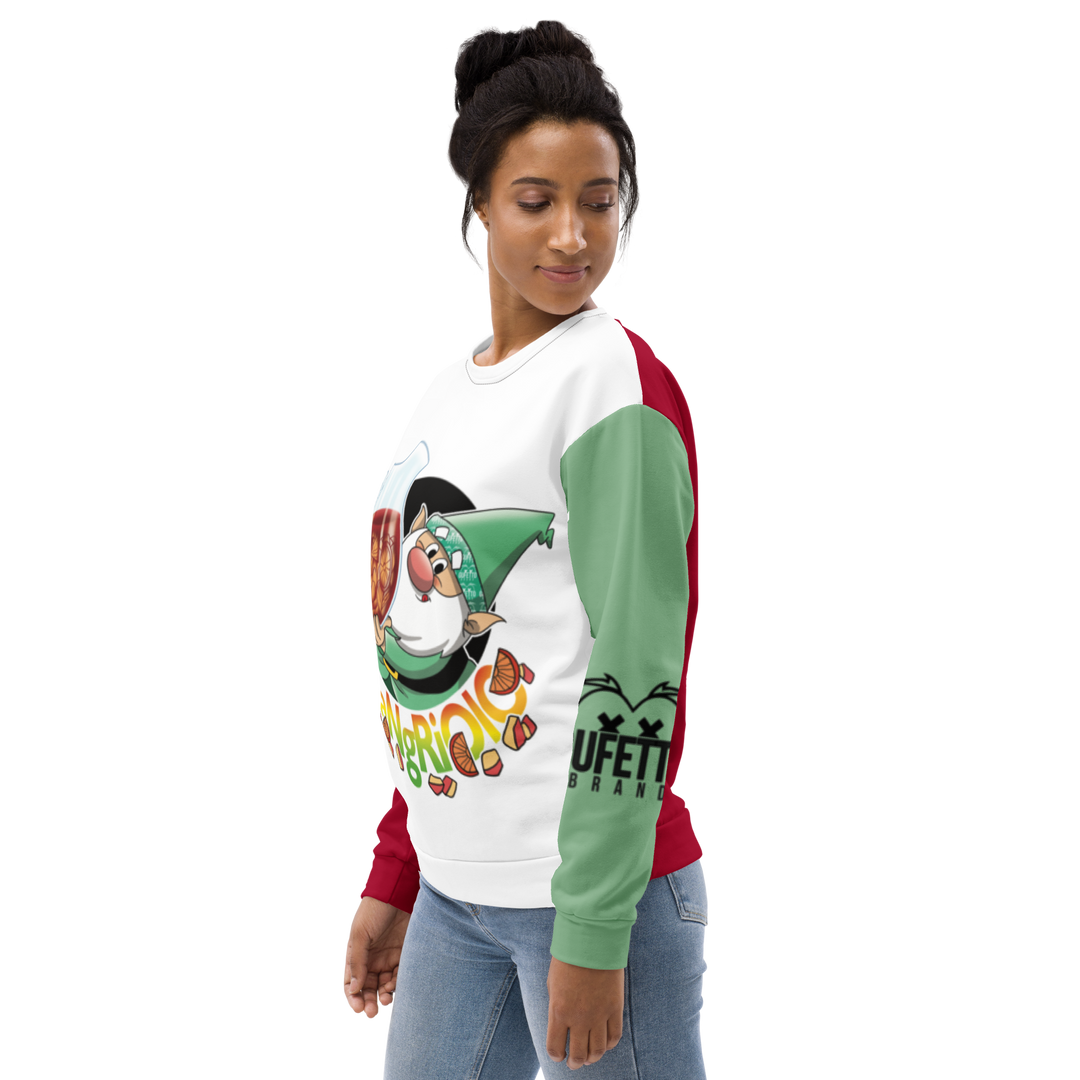 Felpa unisex Uomo/Donna SANGRIOLO - Gufetto Brand 