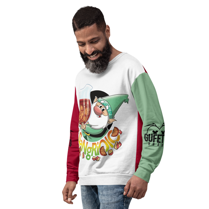 Felpa unisex Uomo/Donna SANGRIOLO - Gufetto Brand 