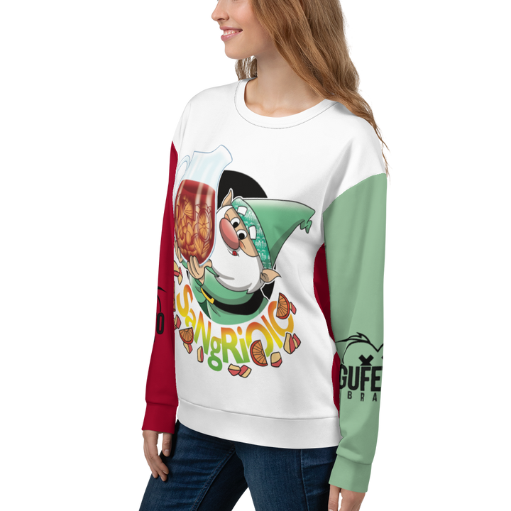 Felpa unisex Uomo/Donna SANGRIOLO - Gufetto Brand 