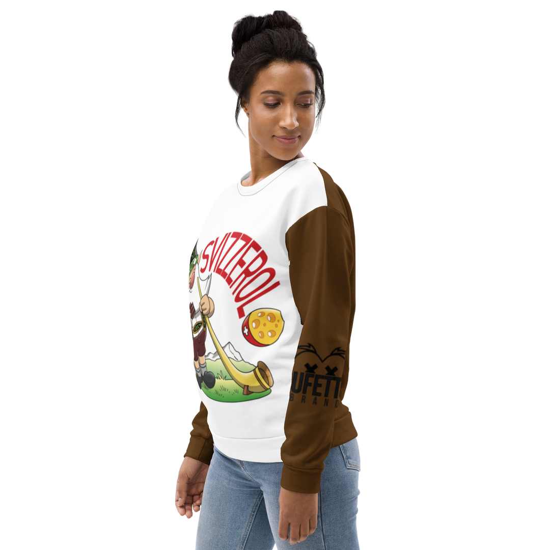 Felpa unisex Uomo/Donna SVIZZEROLO - Gufetto Brand 