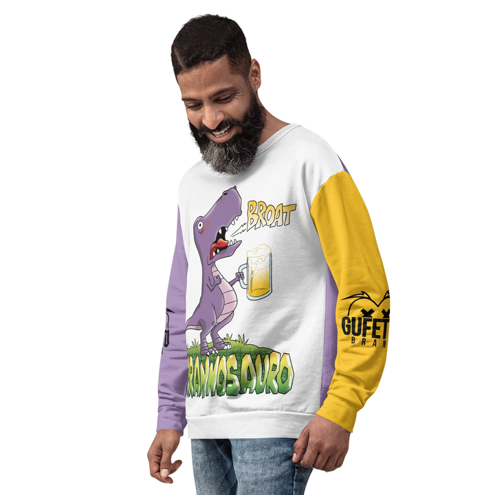 Felpa unisex Uomo/Donna BIRRANNOSAURO - Gufetto Brand 
