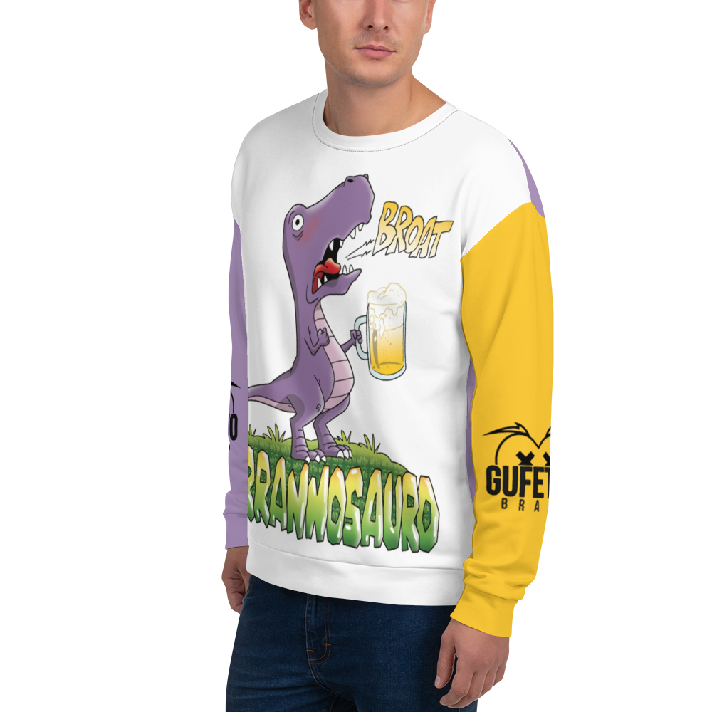 Felpa unisex Uomo/Donna BIRRANNOSAURO - Gufetto Brand 