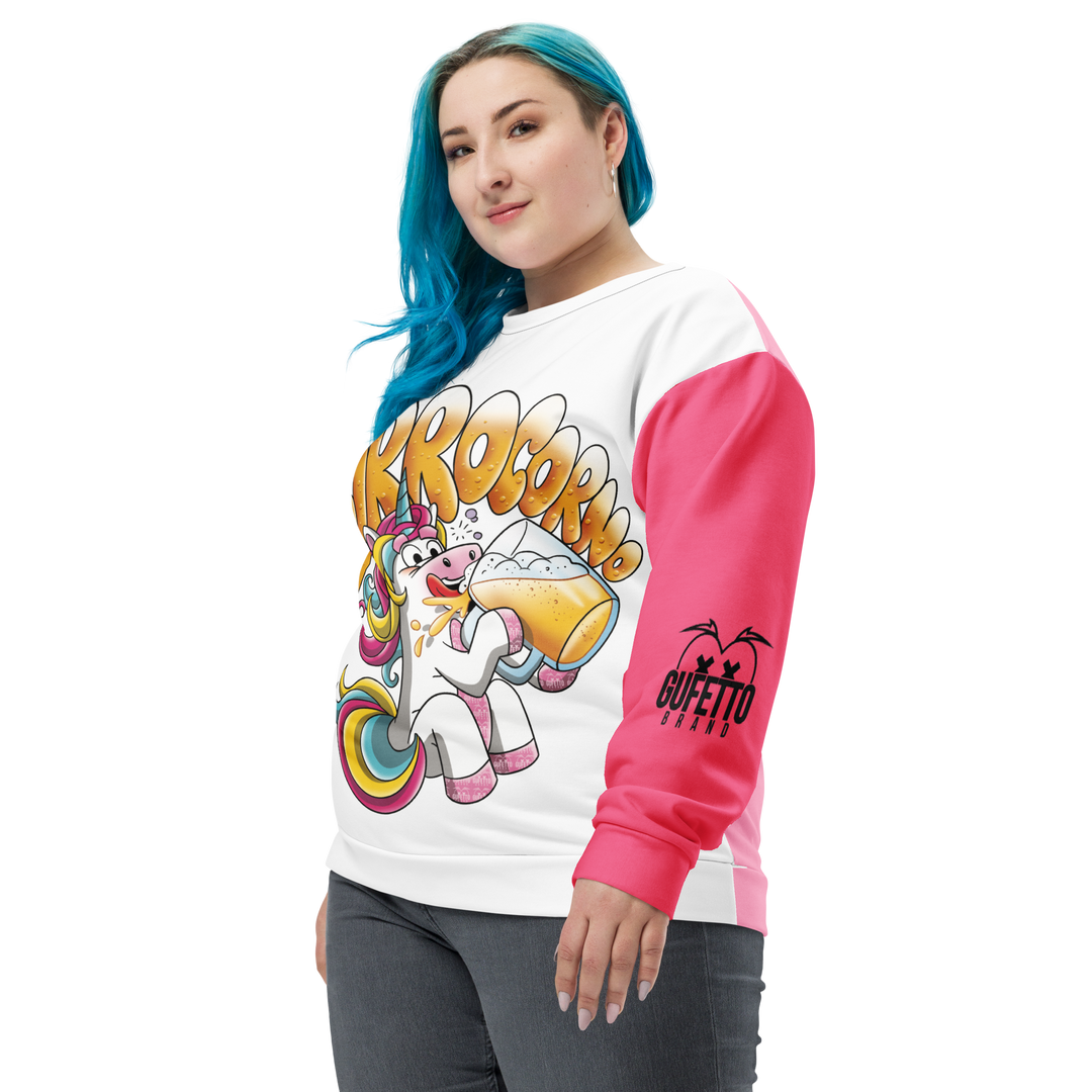 Felpa unisex Uomo/Donna IL BIRROCORNO - Gufetto Brand 