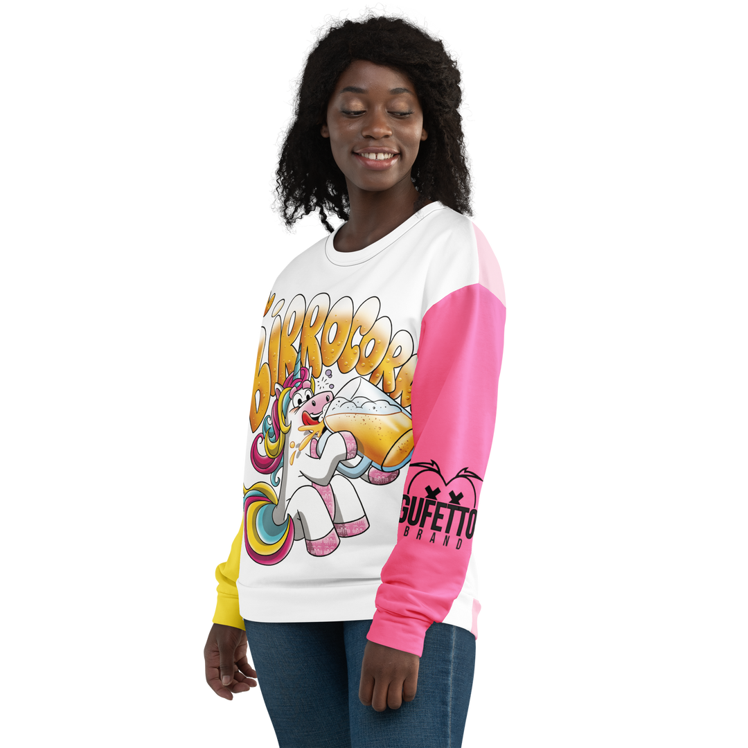 Felpa unisex Uomo/Donna IL BIRROCORNO - Gufetto Brand 
