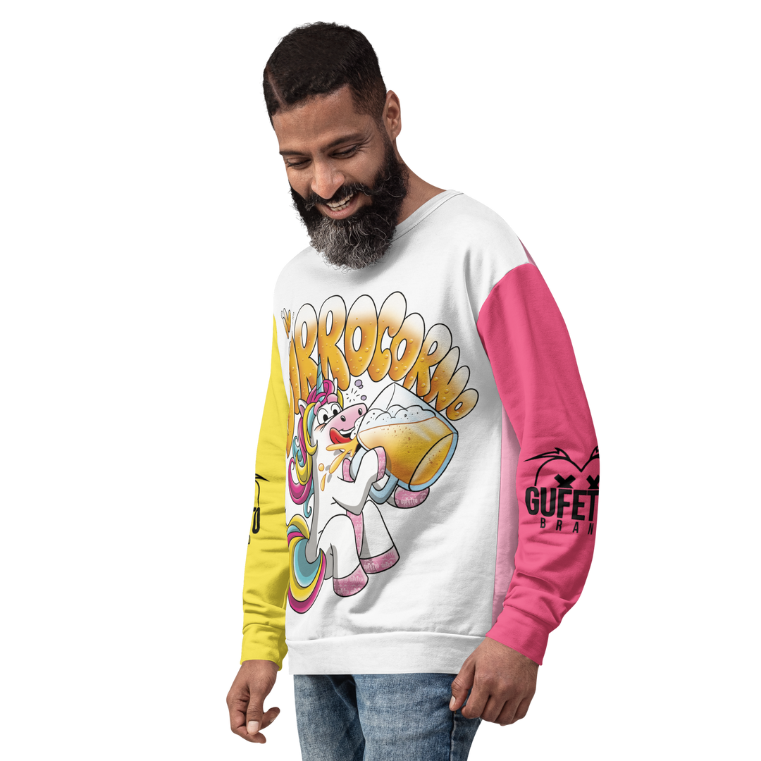 Felpa unisex Uomo/Donna IL BIRROCORNO - Gufetto Brand 