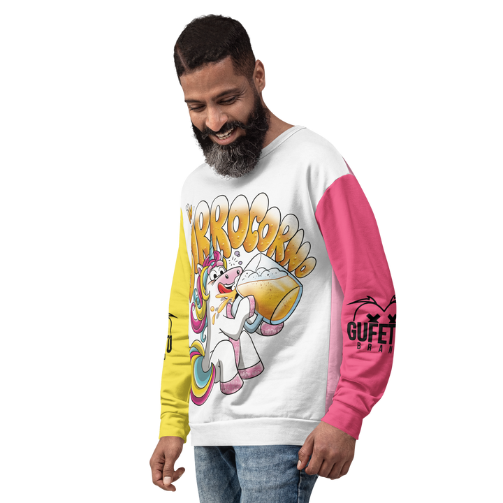 Felpa unisex Uomo/Donna IL BIRROCORNO - Gufetto Brand 