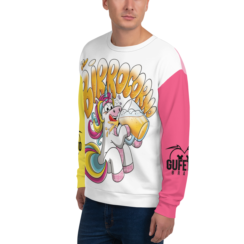 Felpa unisex Uomo/Donna IL BIRROCORNO - Gufetto Brand 