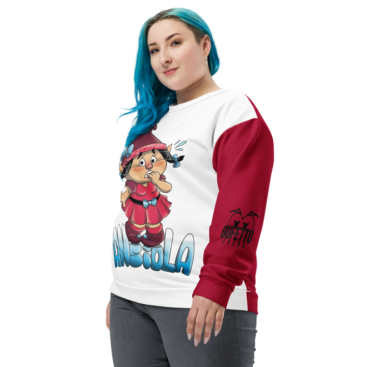 Felpa unisex Uomo/Donna ANSIOLA - Gufetto Brand 