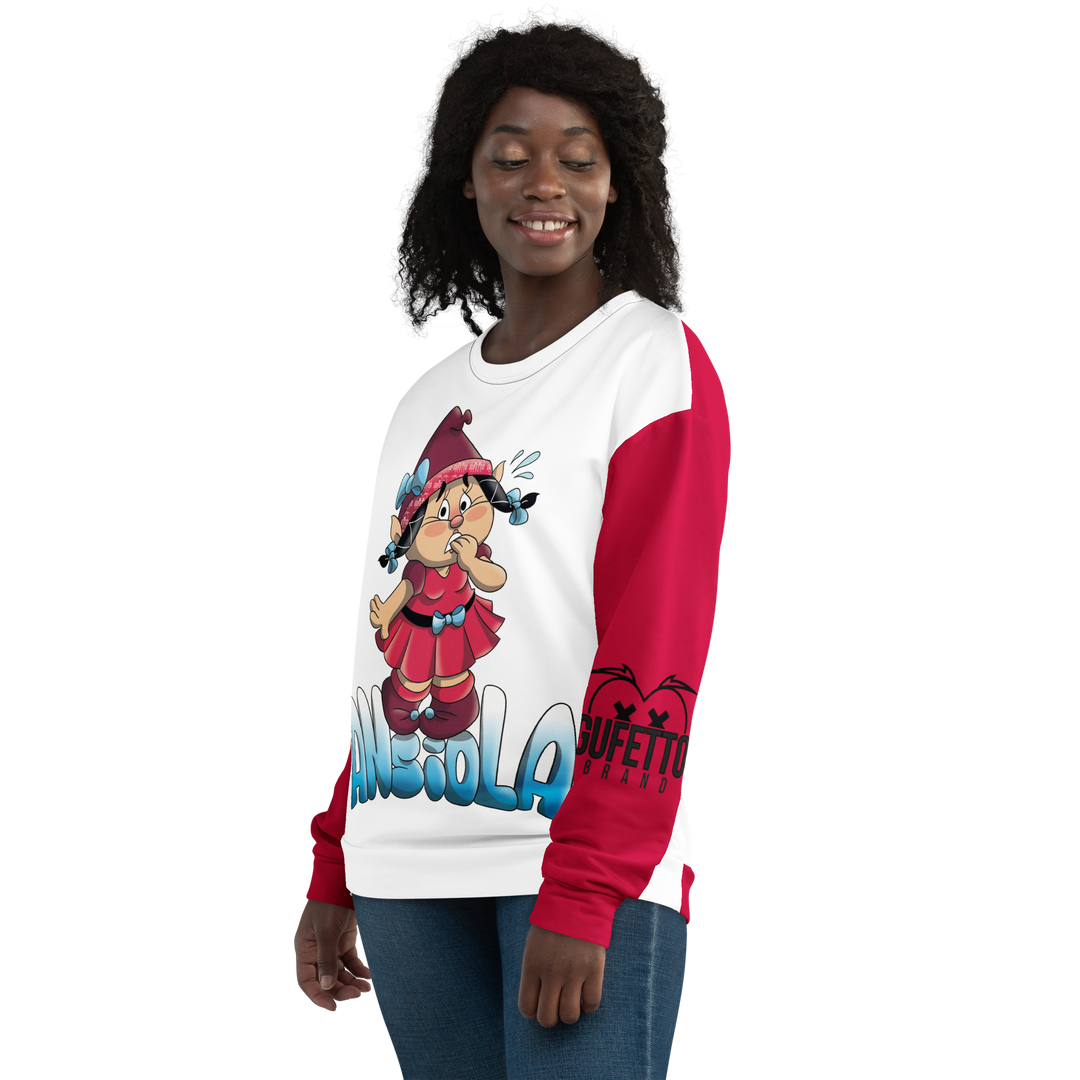 Felpa unisex Uomo/Donna ANSIOLA - Gufetto Brand 