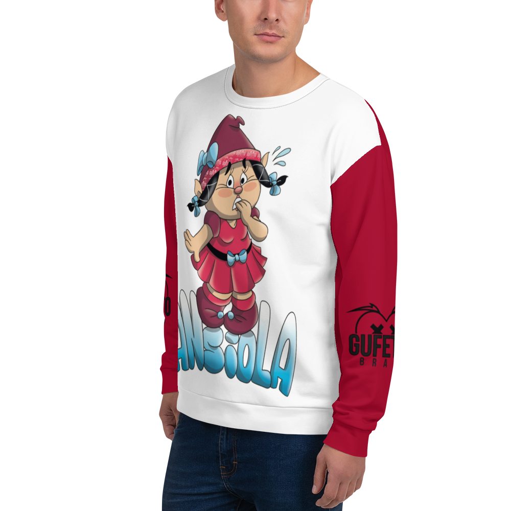 Felpa unisex Uomo/Donna ANSIOLA - Gufetto Brand 