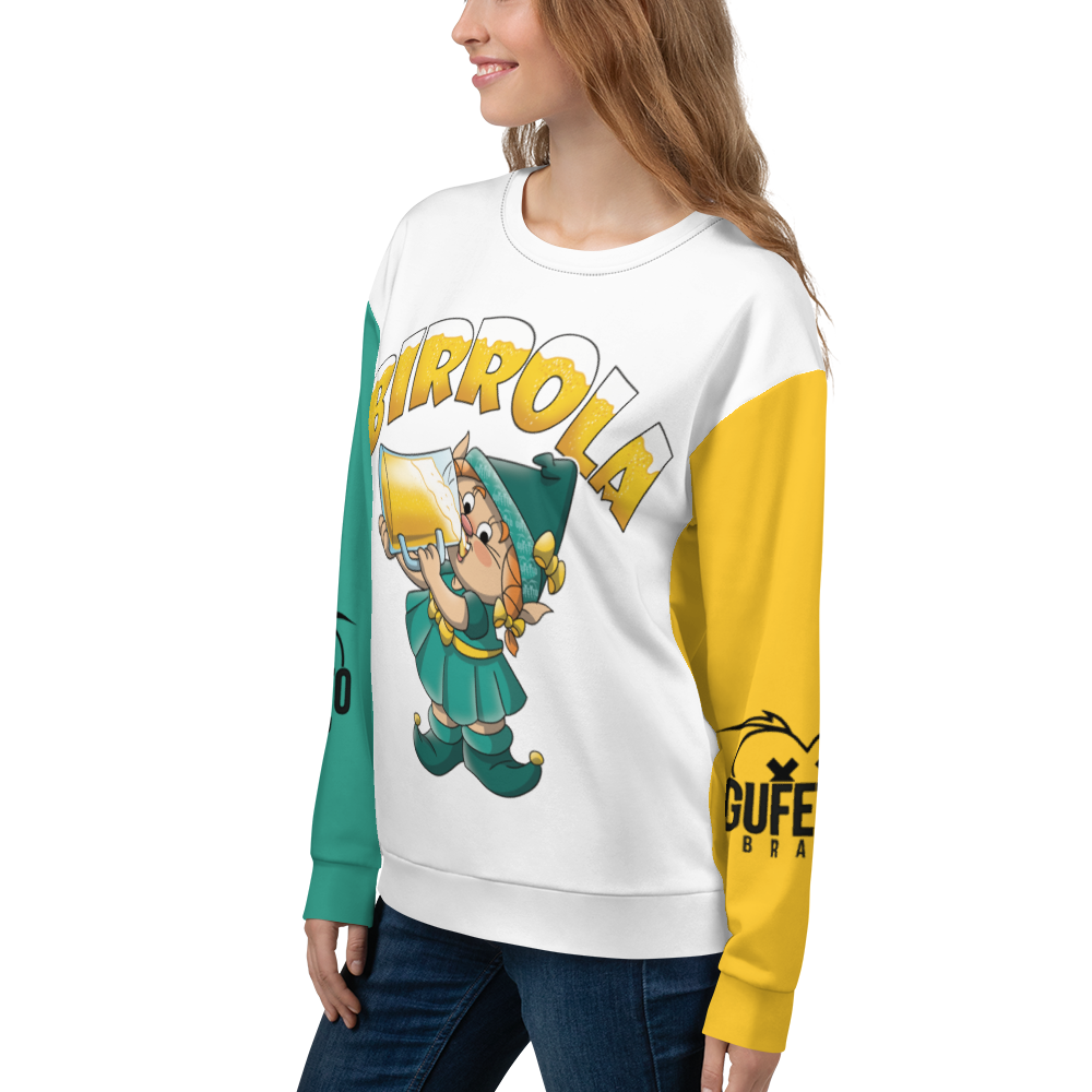 Felpa unisex Uomo/Donna BIRROLA - Gufetto Brand 