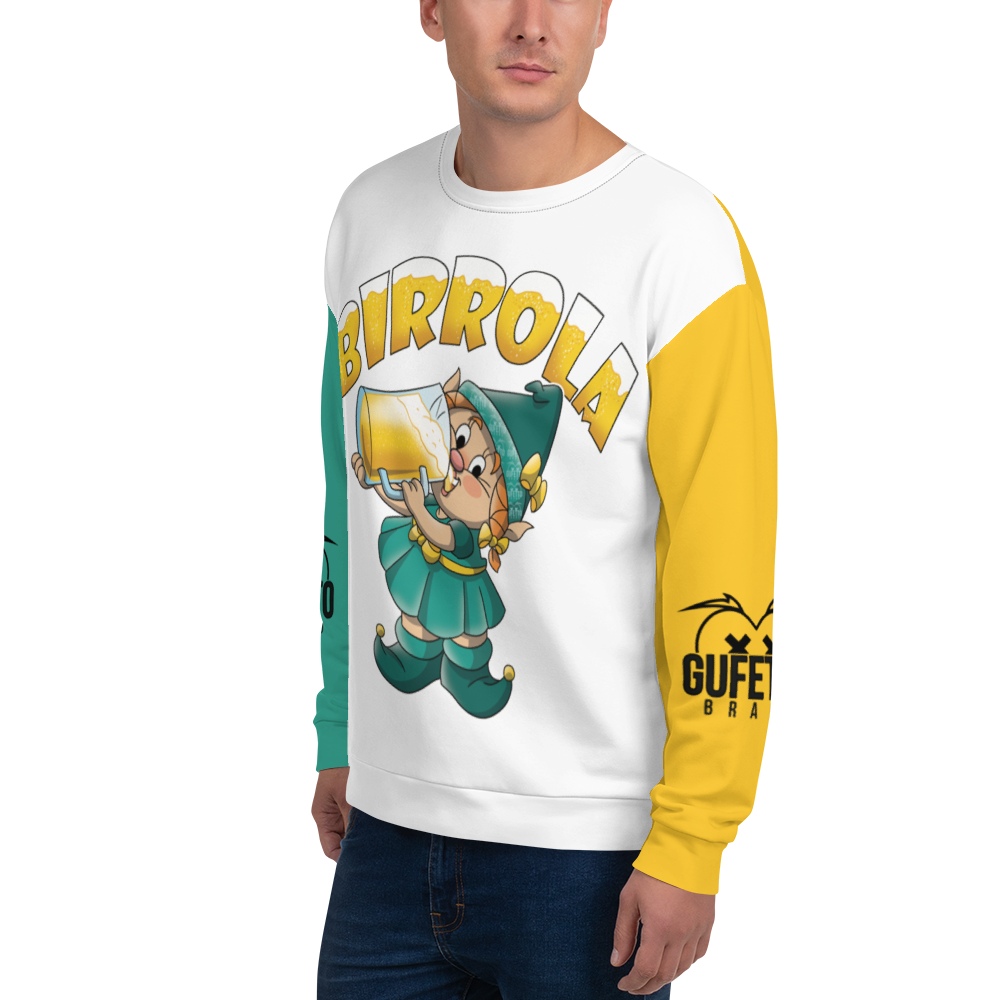 Felpa unisex Uomo/Donna BIRROLA - Gufetto Brand 