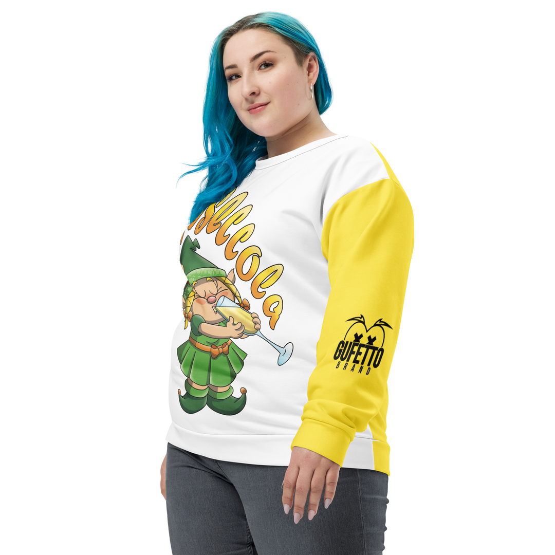 Felpa unisex Uomo/Donna PROSECCOLA - Gufetto Brand 