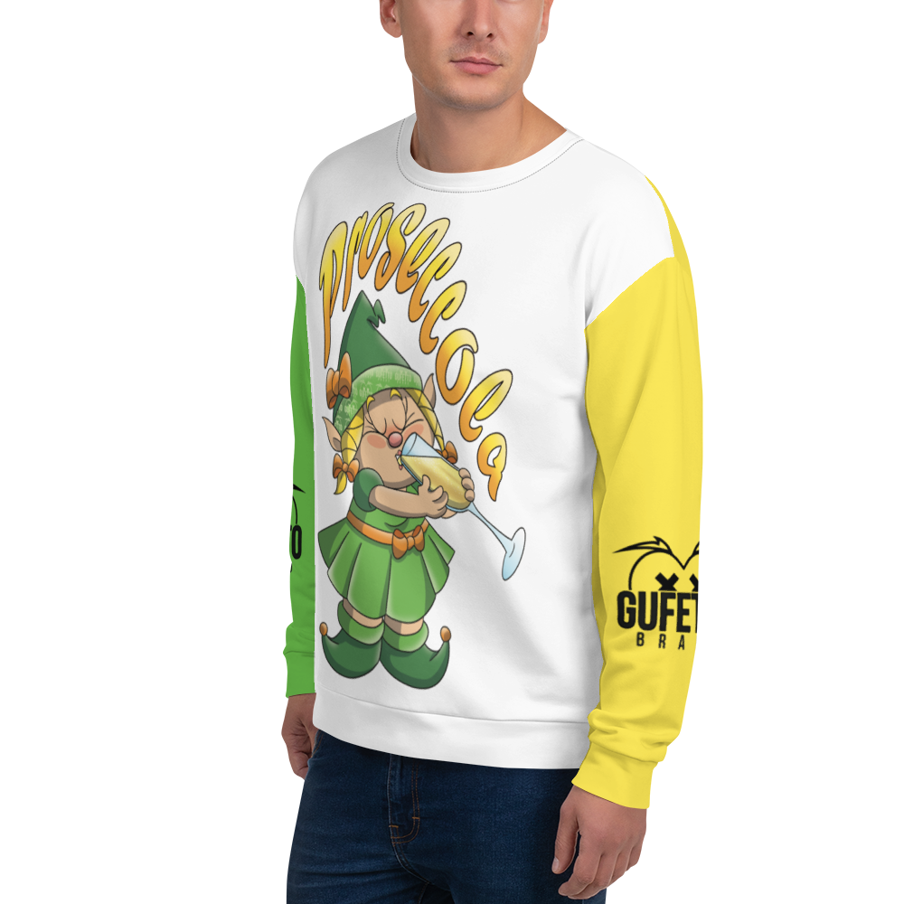 Felpa unisex Uomo/Donna PROSECCOLA - Gufetto Brand 