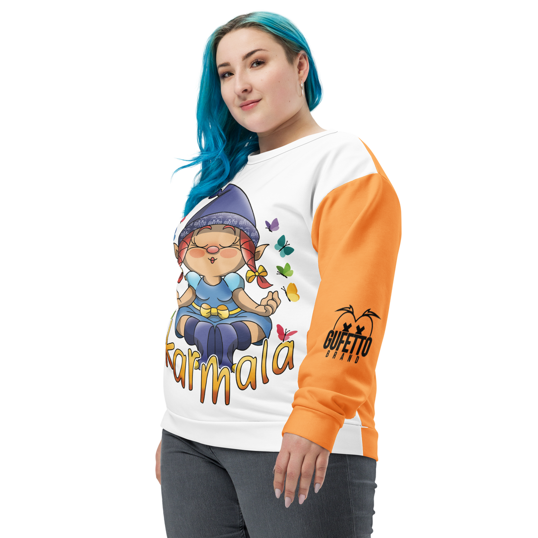 Felpa unisex Uomo/Donna KARMALA - Gufetto Brand 