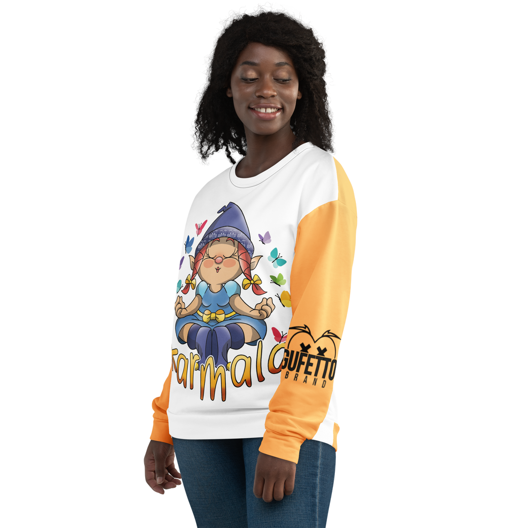 Felpa unisex Uomo/Donna KARMALA - Gufetto Brand 