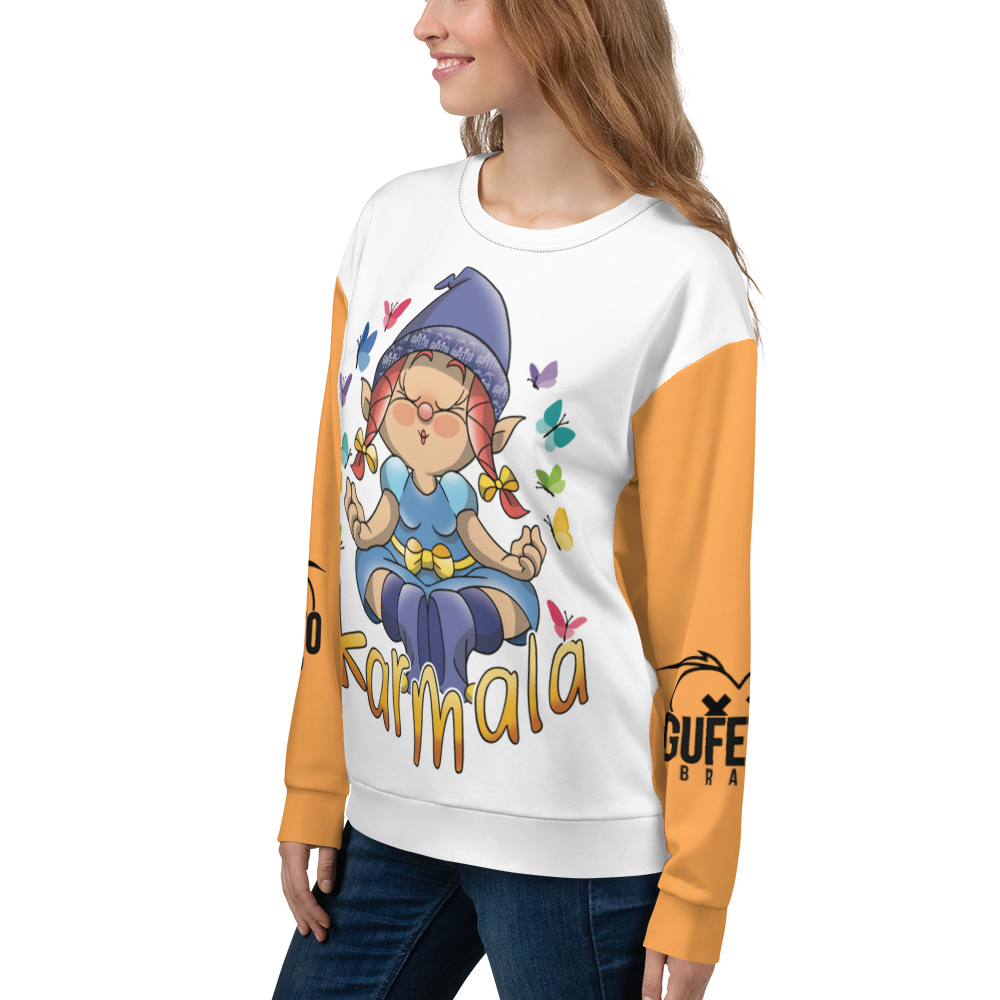 Felpa unisex Uomo/Donna KARMALA - Gufetto Brand 