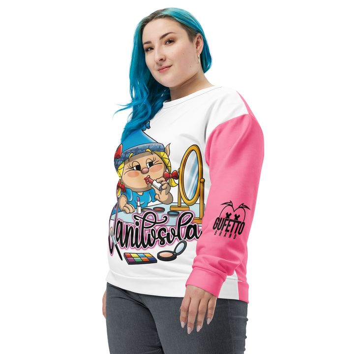 Felpa unisex Uomo/Donna VANITOSOLA - Gufetto Brand 