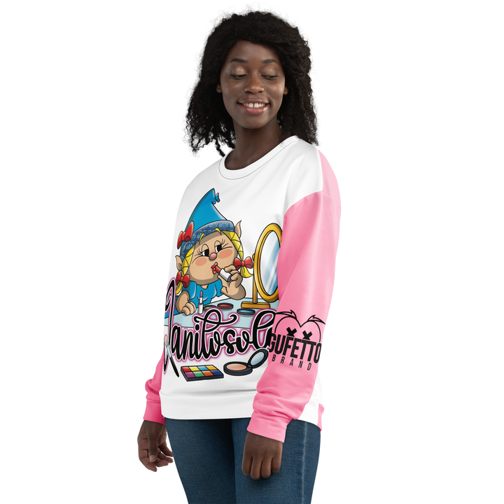 Felpa unisex Uomo/Donna VANITOSOLA - Gufetto Brand 